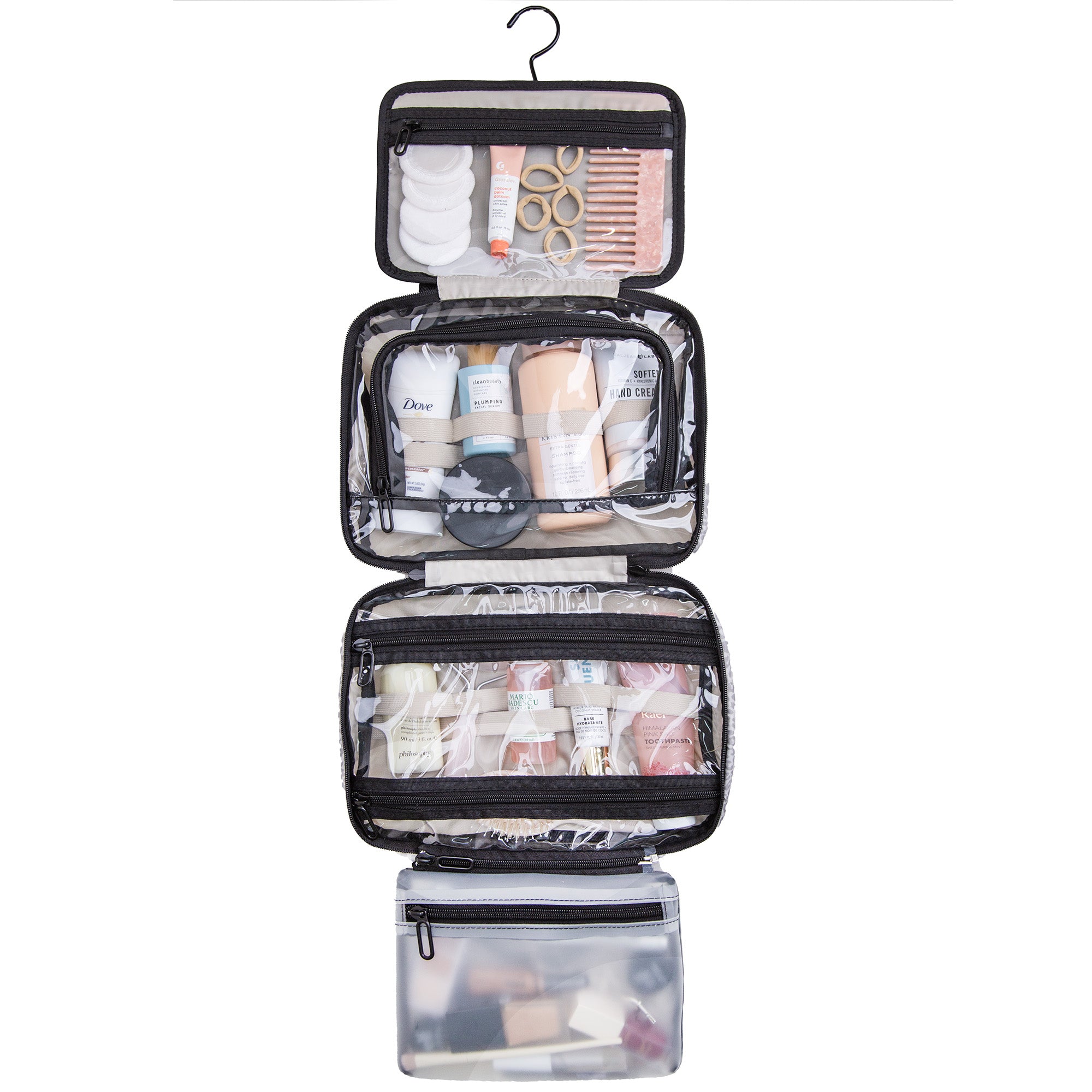 Jadyn Hanging Toiletry Bag, Expandable Toiletry Organizer for Women, Water Resistant Large Travel Cosmetic Bag for Full Jadyn Hanging Toiletry Bag, Expandable Toiletry Organizer for Women, Water Resistant Large Travel Cosmetic Bag for Full