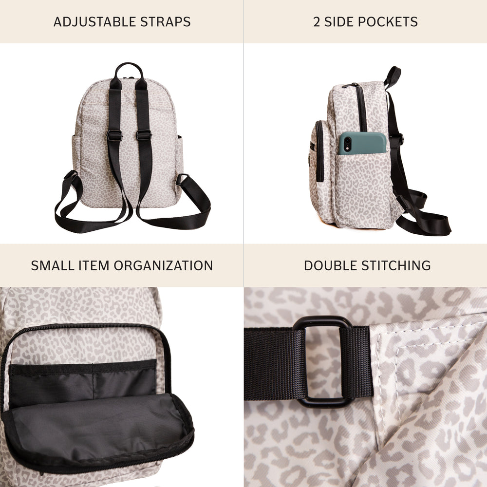 
                  
                    Millie Mini Backpack - Desert Leopard
                  
                