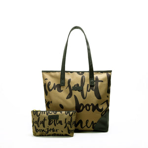 
                  
                    liliana tote bonjour front view purse shoulder bag
                  
                