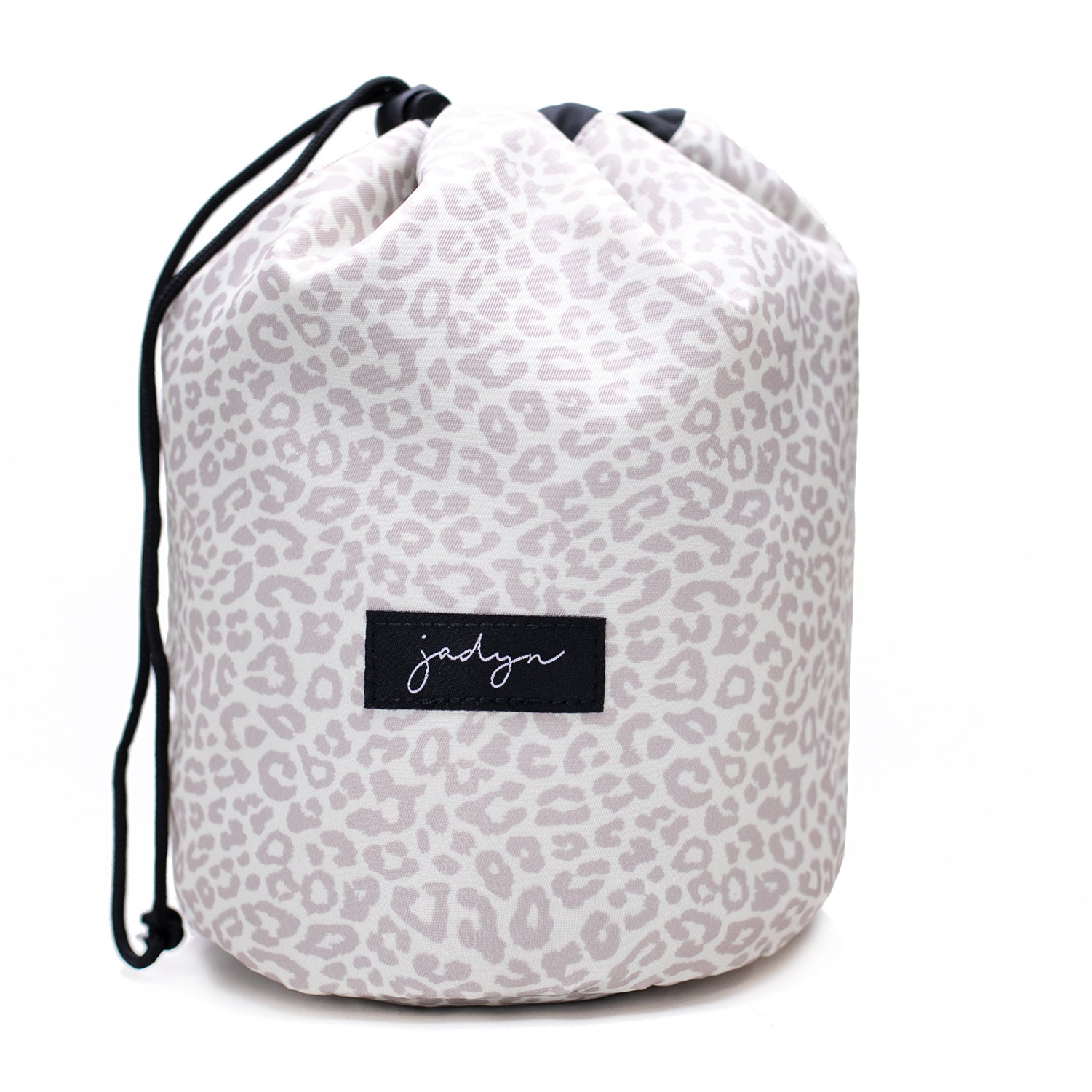 cinch top makeup travel bag Jadyn Cosmetic Cinch Compact Travel Makeup Bag and Cosmetic Organizer (Desert Leopard)