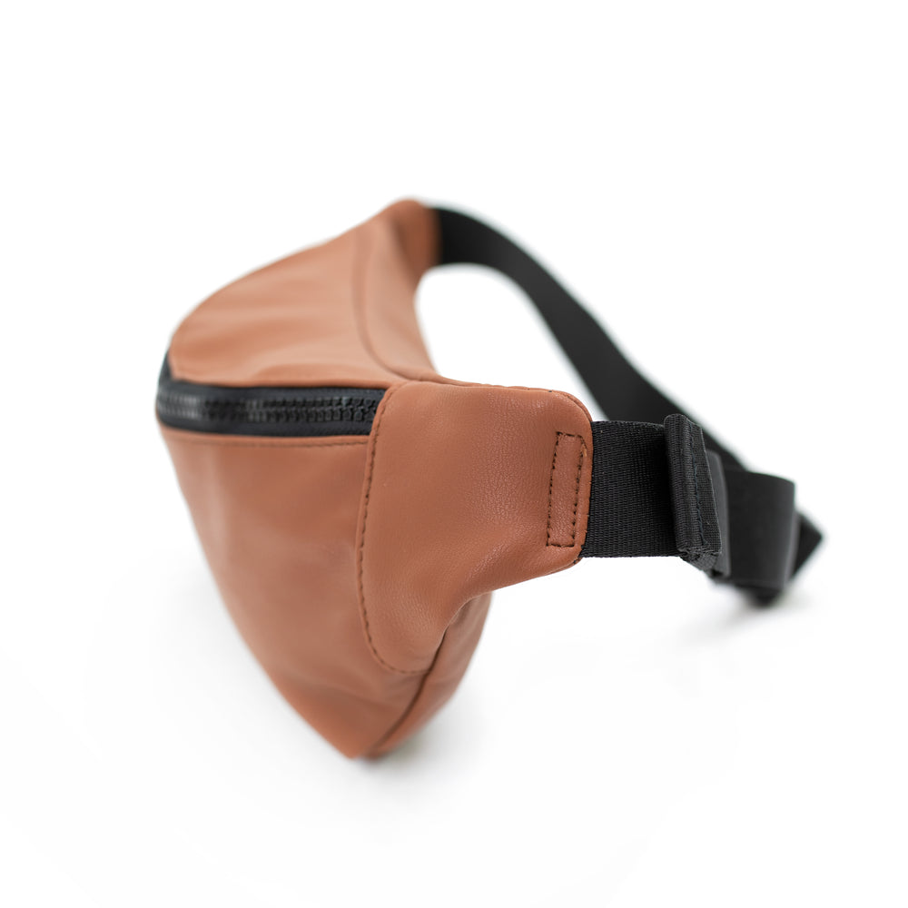 
                  
                    fanny pack brown leather side view leather waist bag
                  
                