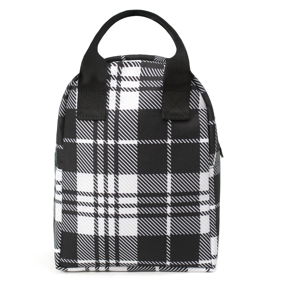 lunch tote plaid back view everyday insulated