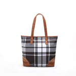 liliana tote plaid back view purse shoulder bag